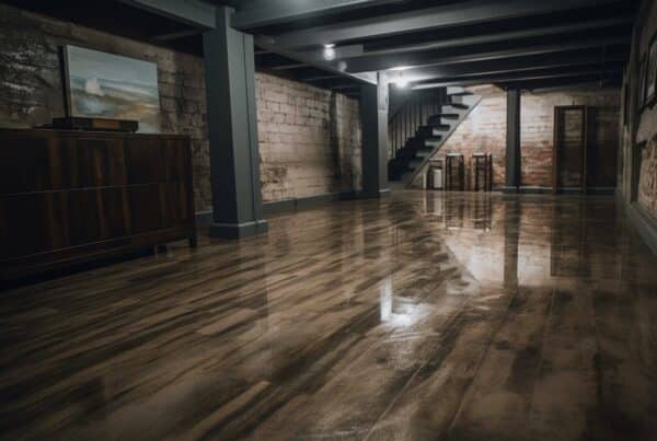 Waterproof basement flooring