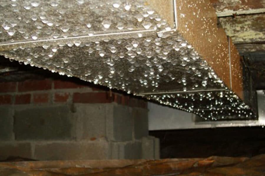 water in crawl space
