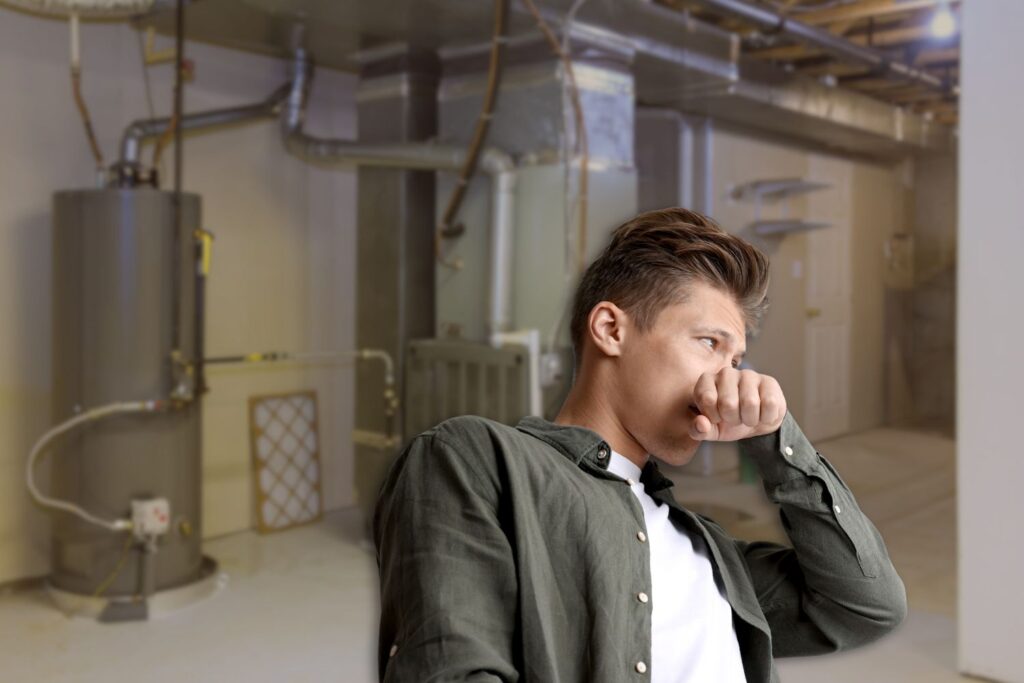 basement musty smell