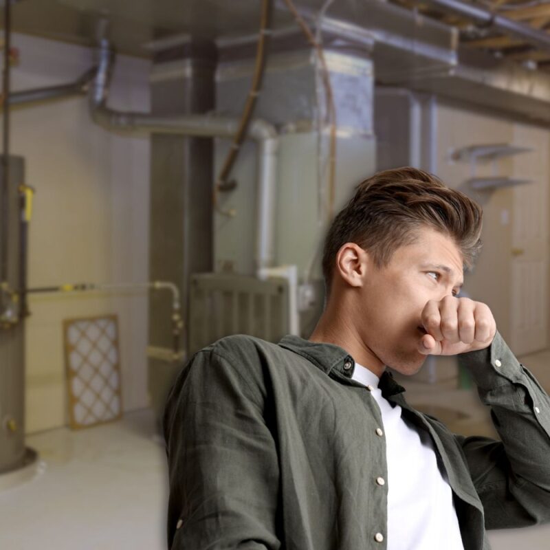 basement musty smell